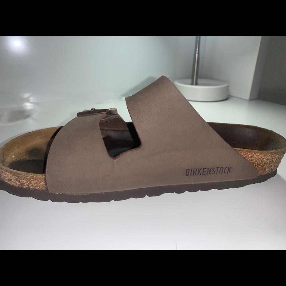 arizona birkenstock’s in the color mocha